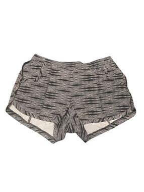 Athleta Running Shorts Women S Gray Black  Pockets